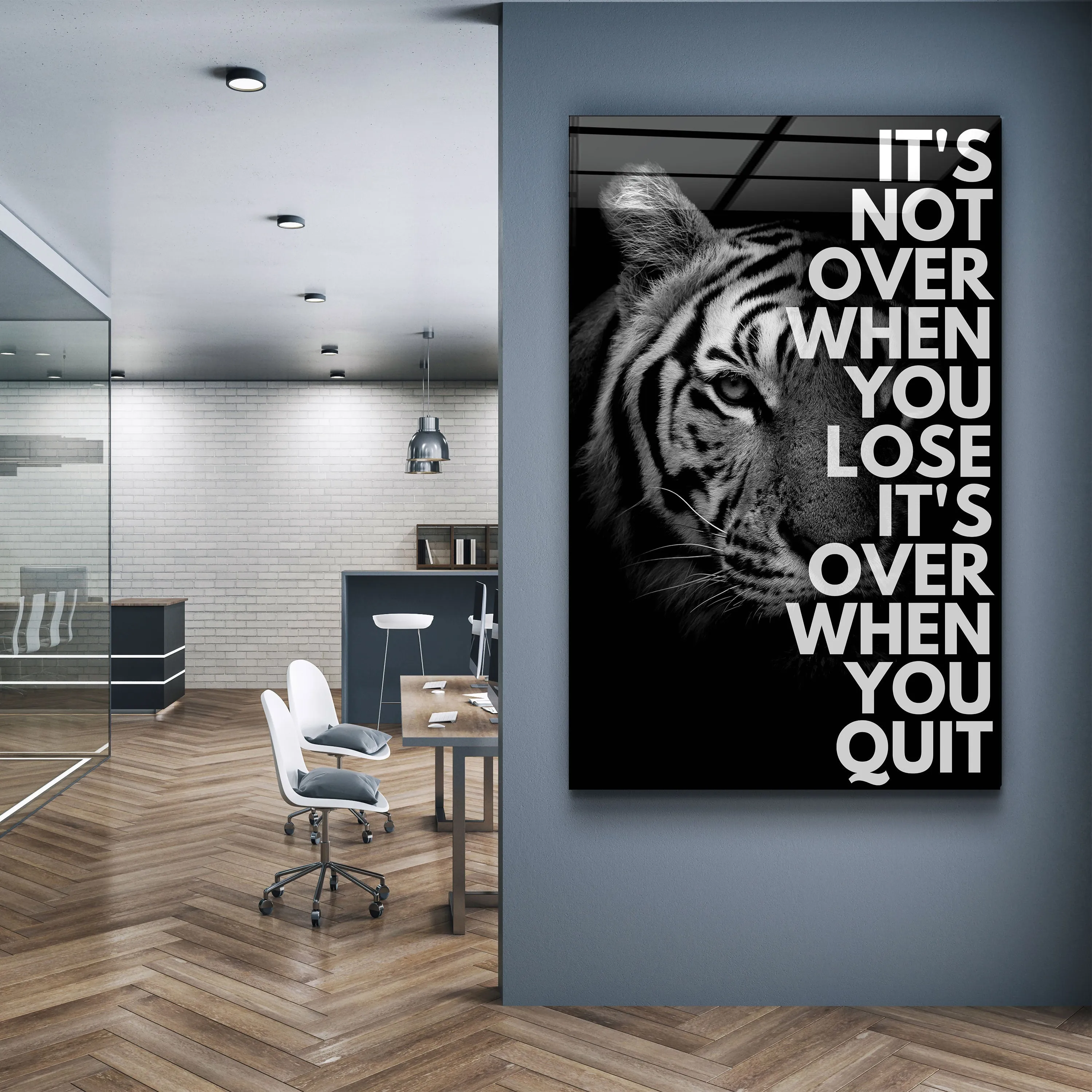 It is Not Over | Designers Collection Glass Wall Art