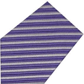 Jasstripe Tie-Bow & HankSet Col #6-Purple