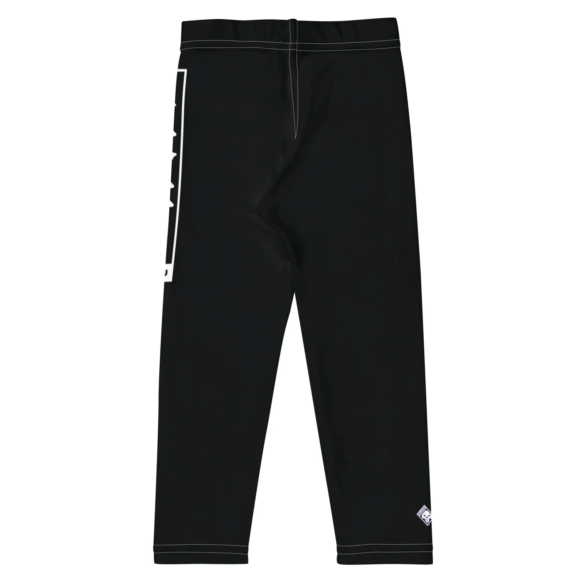 Kids' Girls Yoga Pants Workout Leggings Jiu-Jitsu 015 - Noir