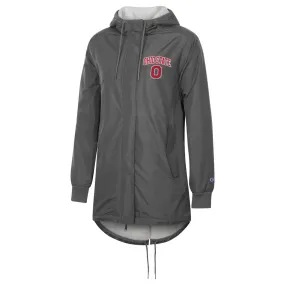 Ladies Ohio State Buckeyes Graphite Sherpa Lined Stadium Jacket