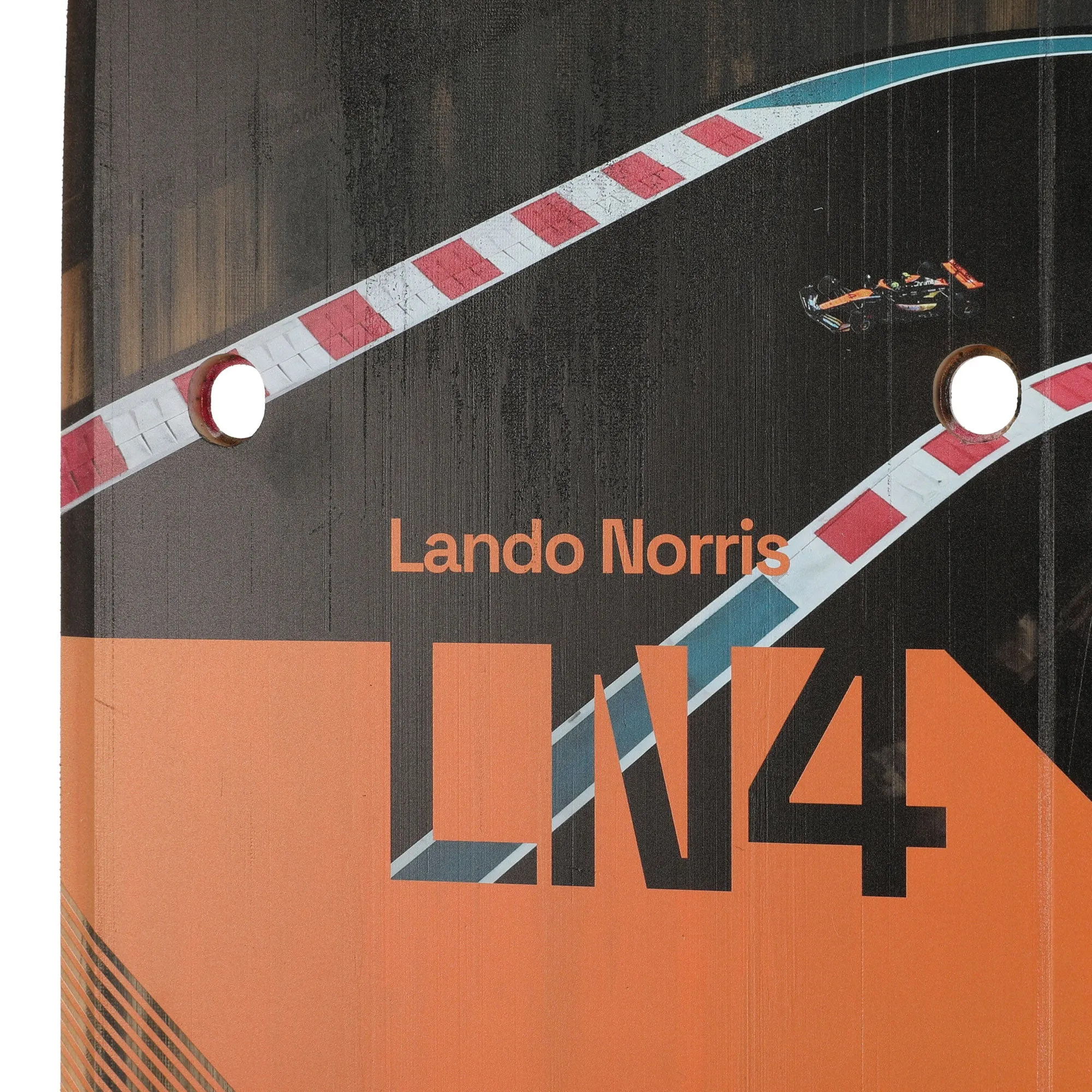 Lando Norris 2023 Race Used Skid Block Wall Art – Abu Dhabi Grand Prix