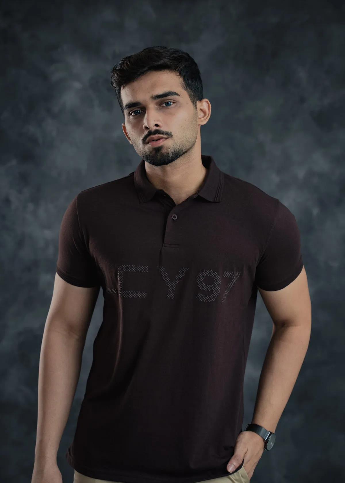 LCY | '97' Puff Print Polo