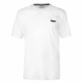 Lonsdale Plain Tee Mens Gents Crew Neck Shirt Short Sleeve Lightweight Cotton