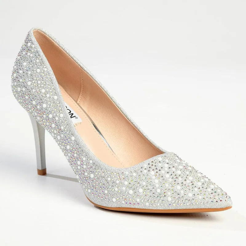 Madison Kylie Court Heels - Silver