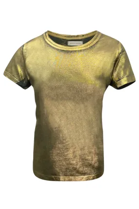 Madison Maison Metallic Coated Cotton T-Shirt