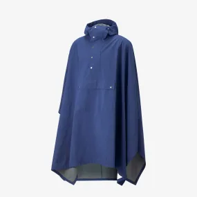 MAISON KITSUNE X PUMA Waterproof Poncho Jacket Blue Depths