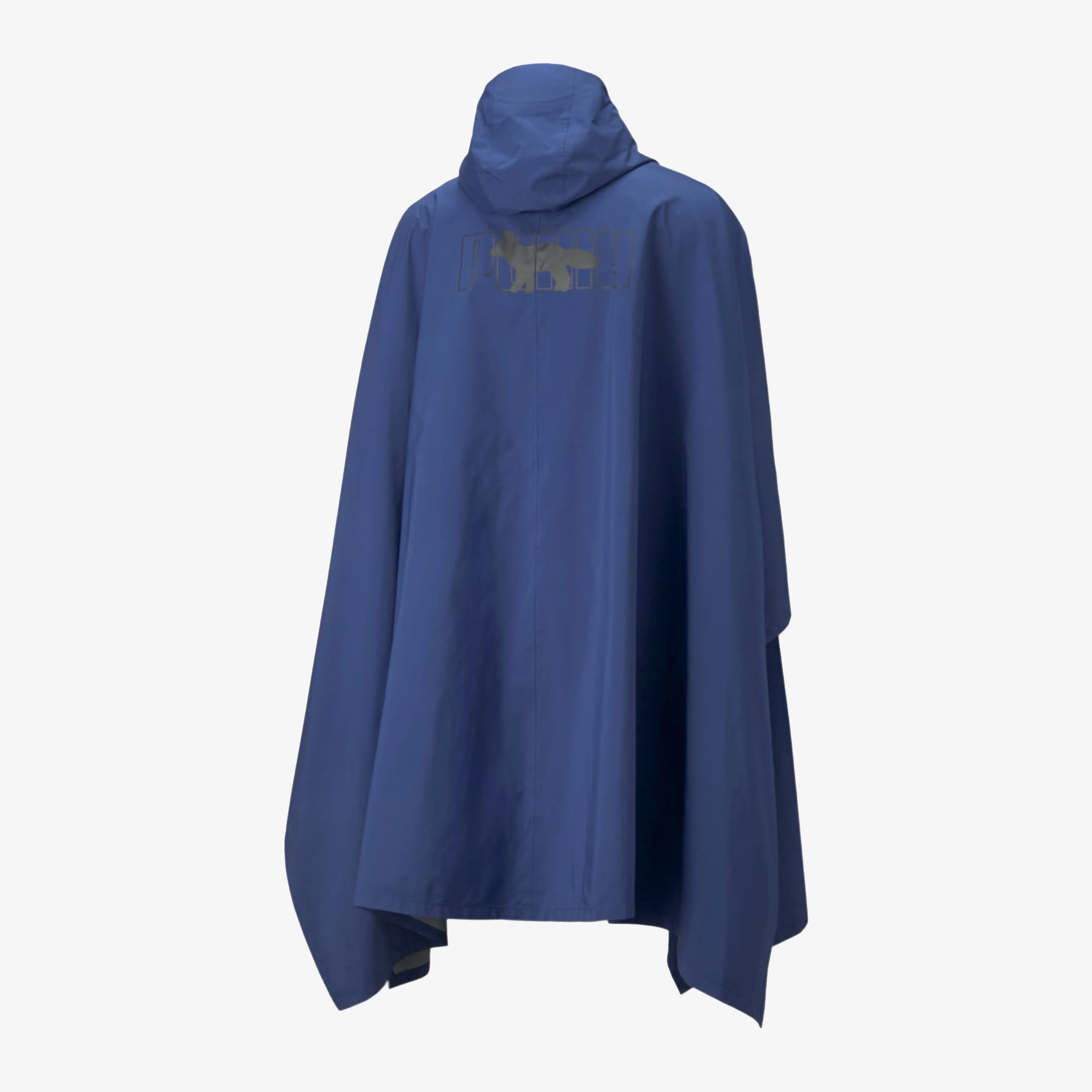 MAISON KITSUNE X PUMA Waterproof Poncho Jacket Blue Depths