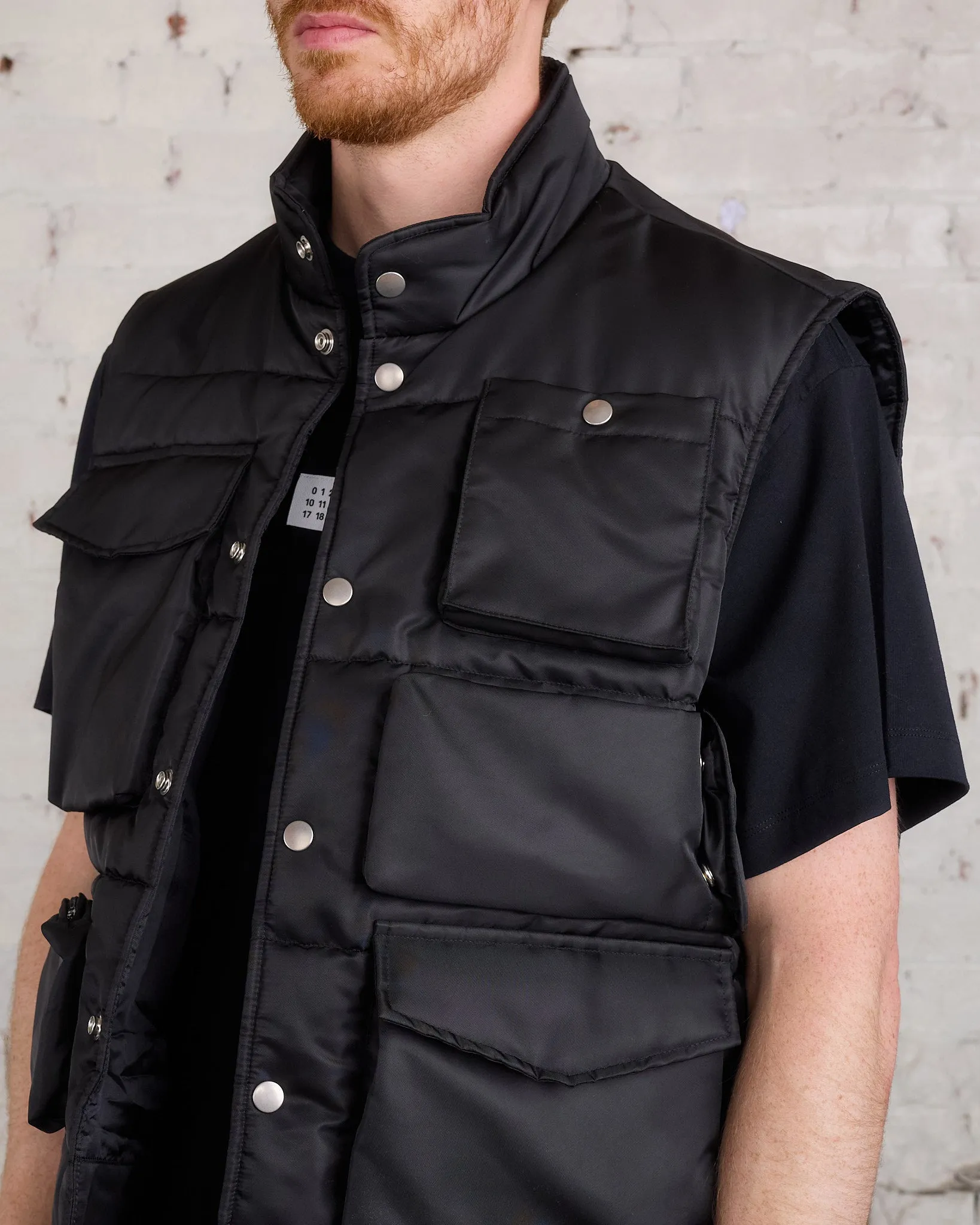 Maison Margiela MM6 Padded Cargo Vest Black