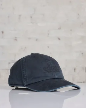 Maison Margiela MM6 Woven Numbers Logo Cap Washed Black