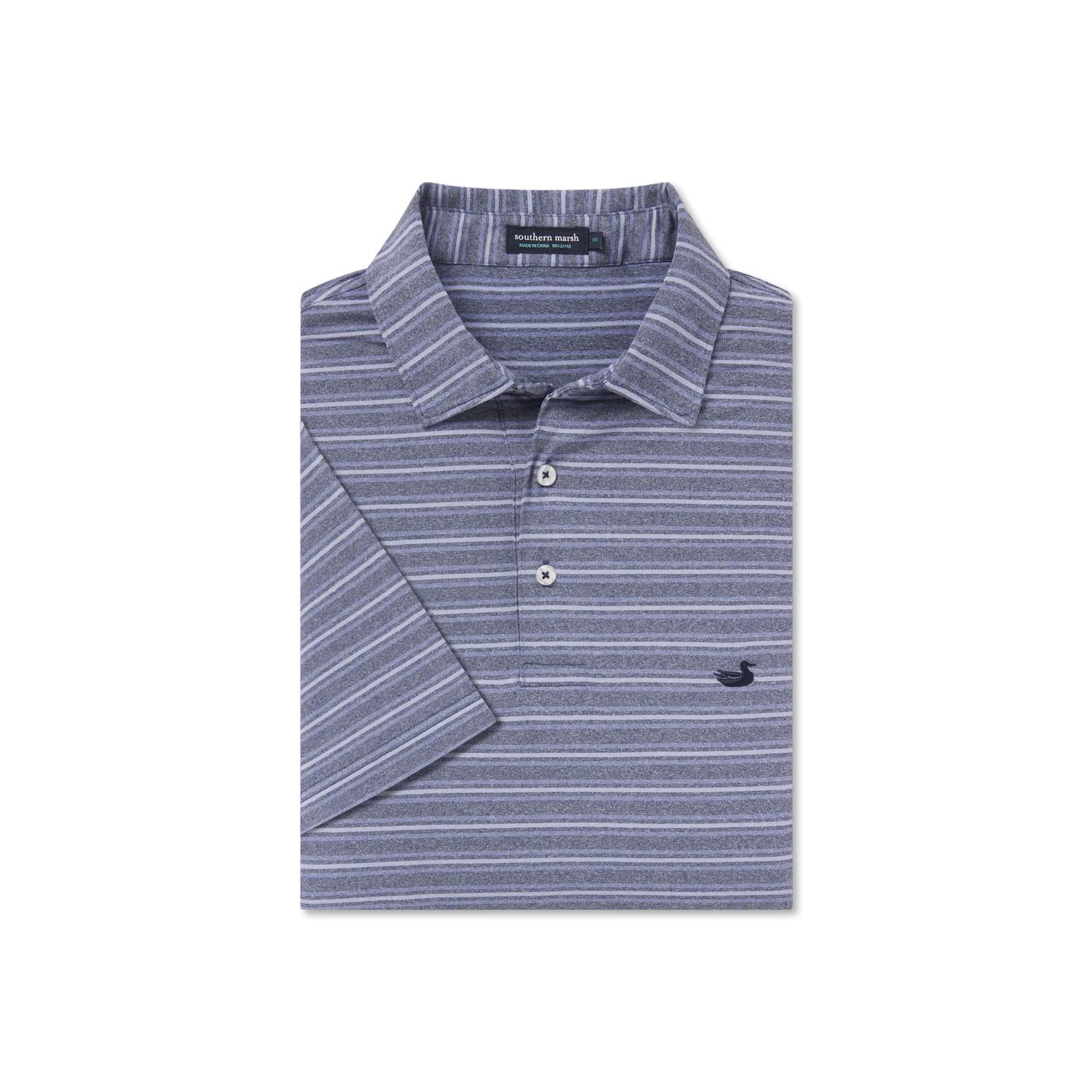 Maybourne Featherlight Stripe Polo