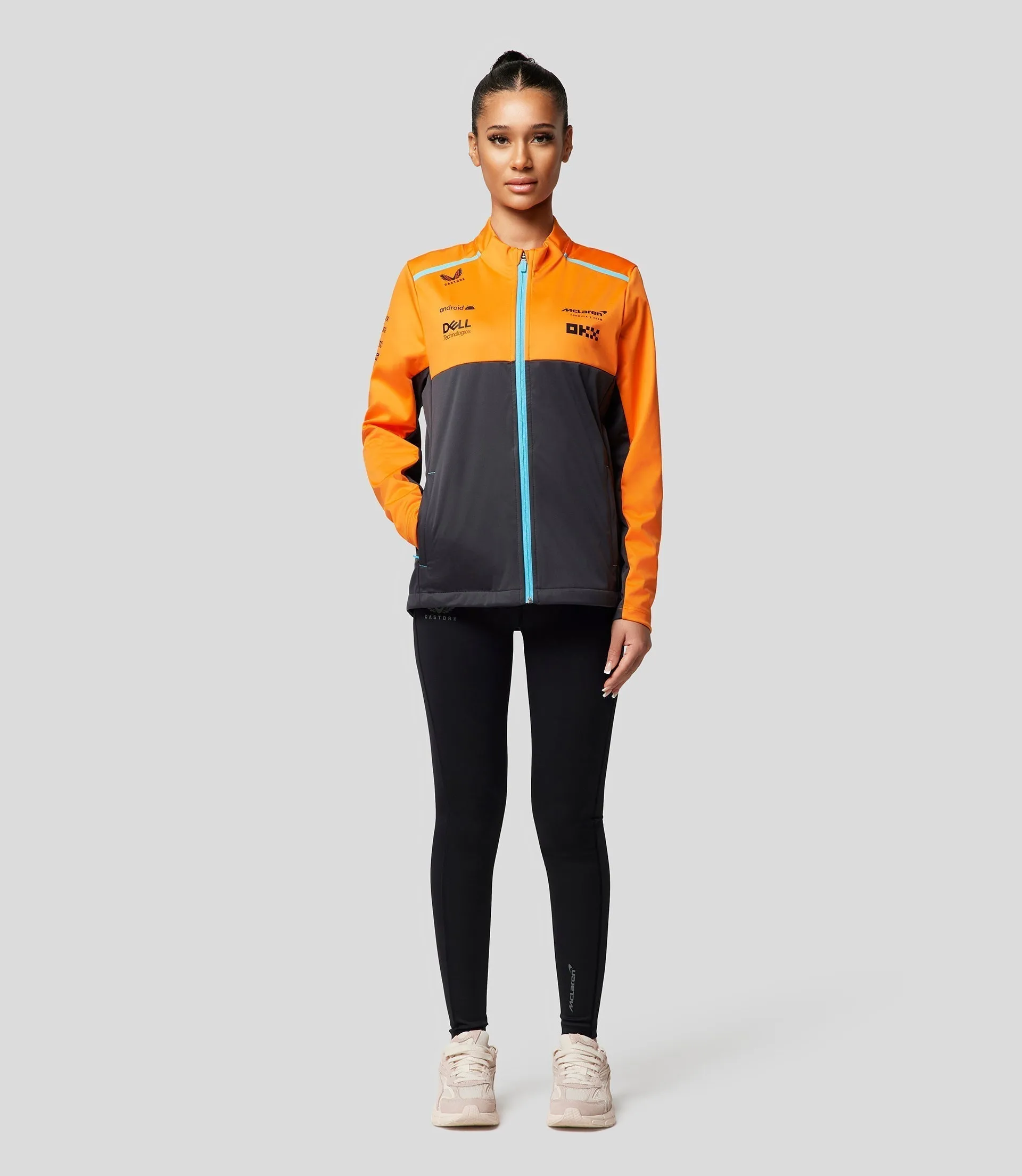 MCLAREN DAMES  SOFTSHELL JAS - DONKERGRIJS