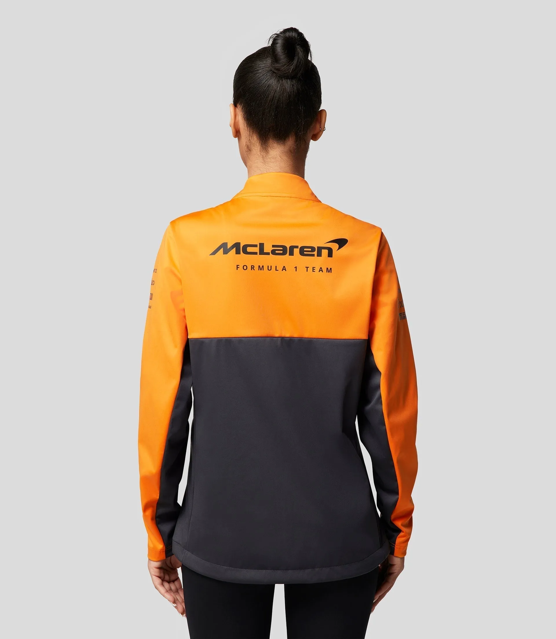 MCLAREN DAMES  SOFTSHELL JAS - DONKERGRIJS