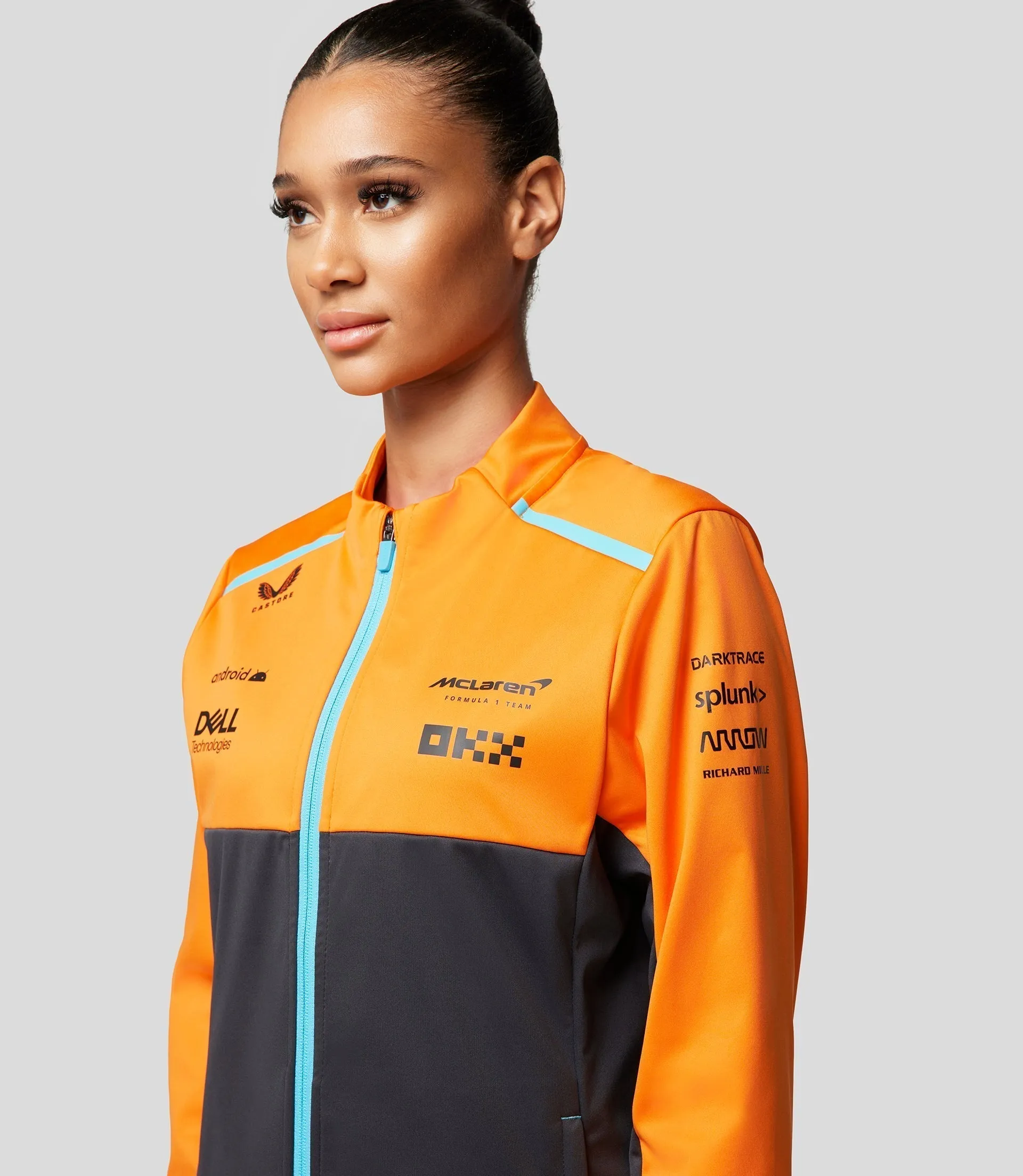 MCLAREN DAMES  SOFTSHELL JAS - DONKERGRIJS