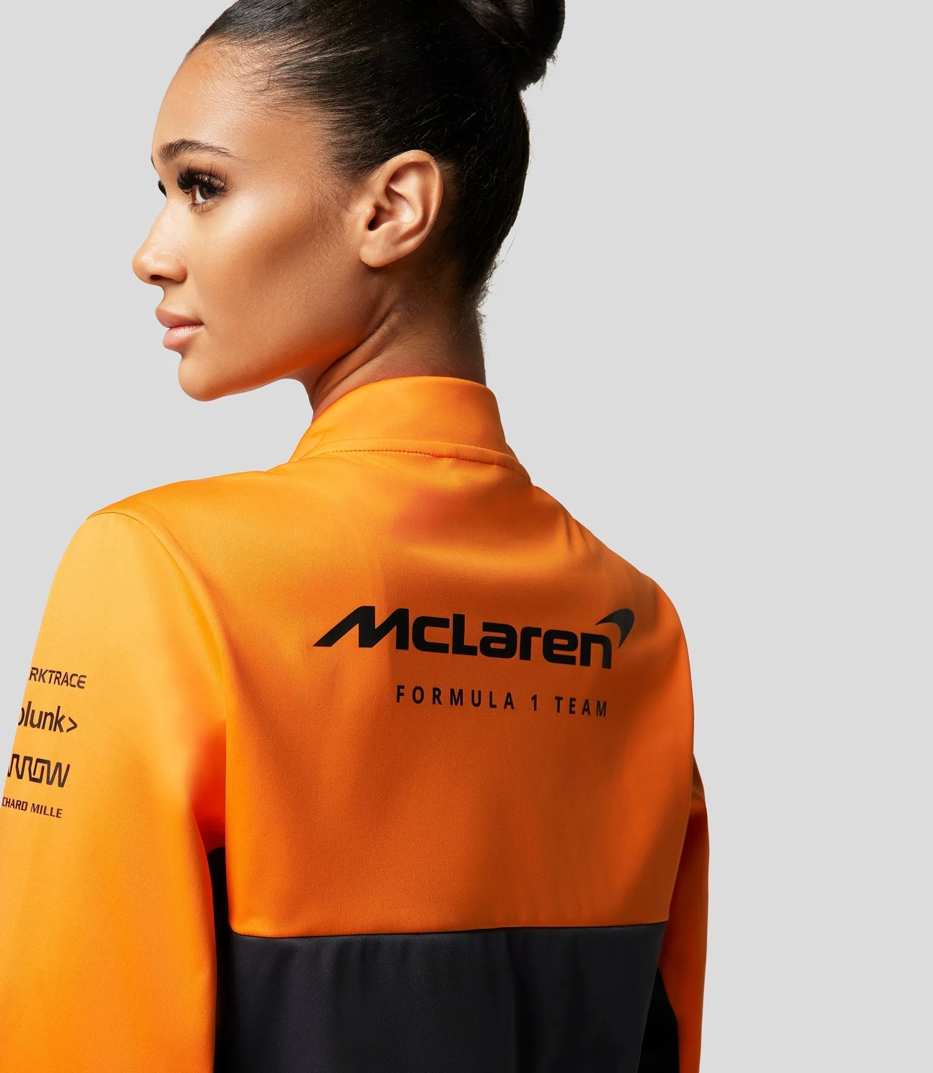 MCLAREN DAMES  SOFTSHELL JAS - DONKERGRIJS