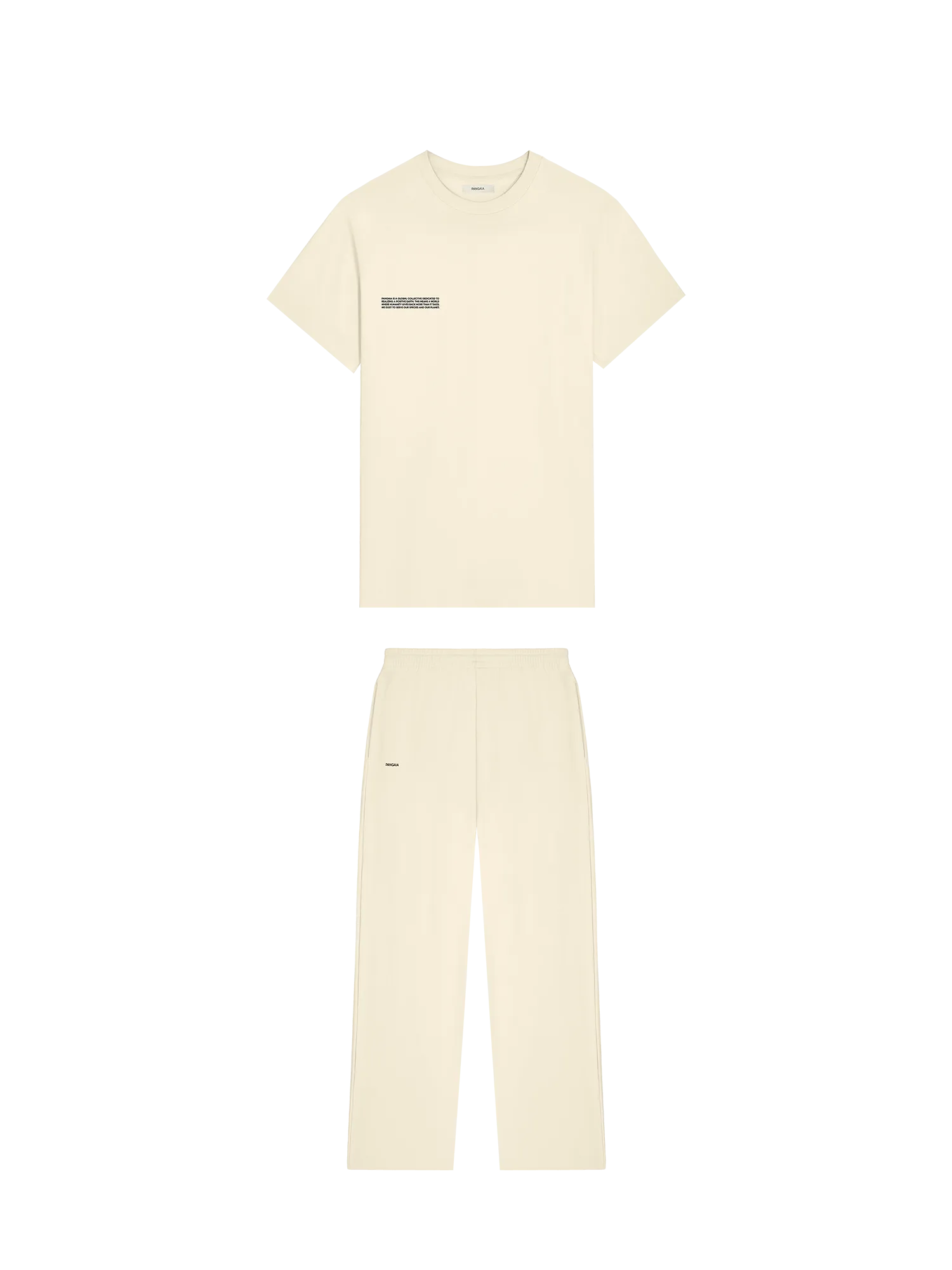 Mens 365 Midweight T-shirt and Track Pant Bundle—Travertine Beige