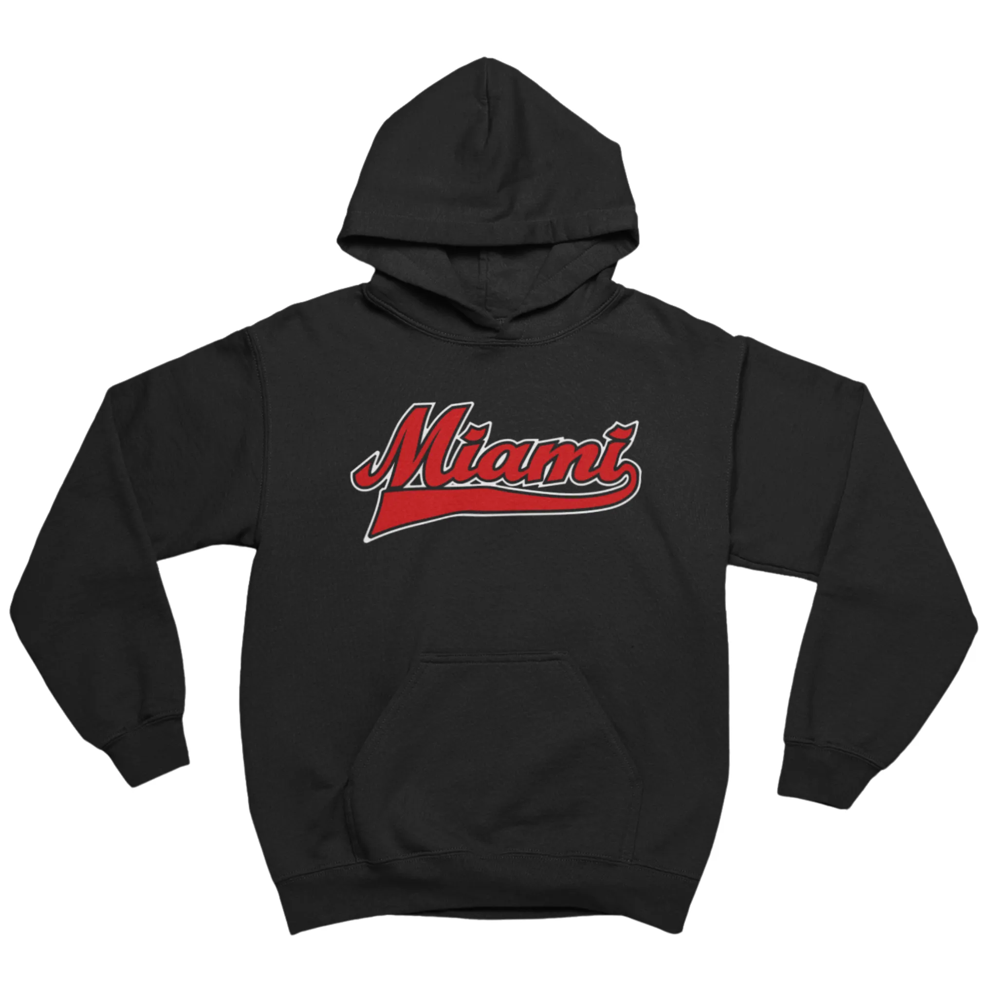 MIAMI SPORT HOODIE - SORT