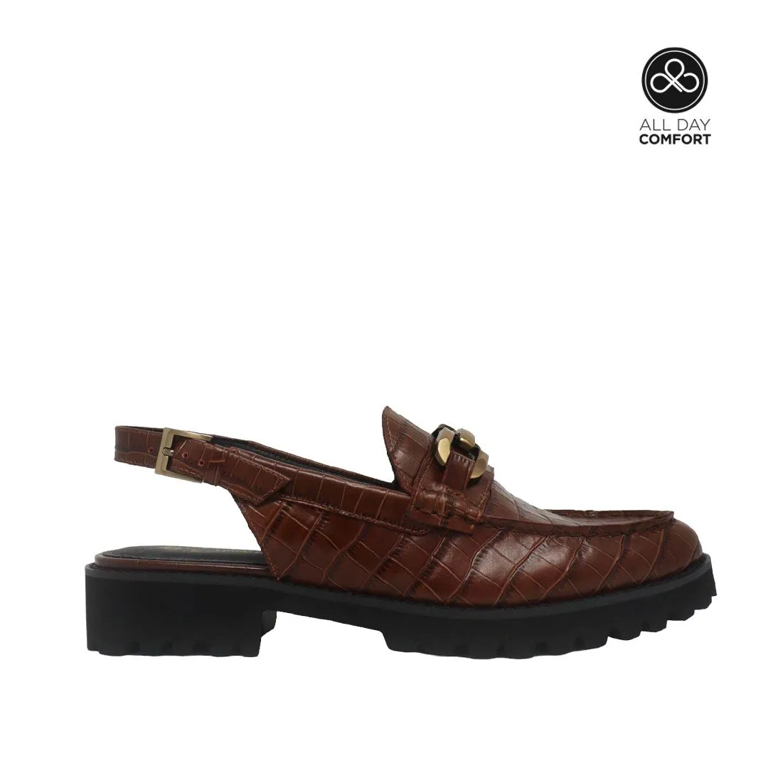 Mocasines Mayrra cafe para mujer