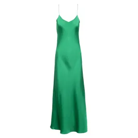 New Emerald Mossy Maxi Slip Dress