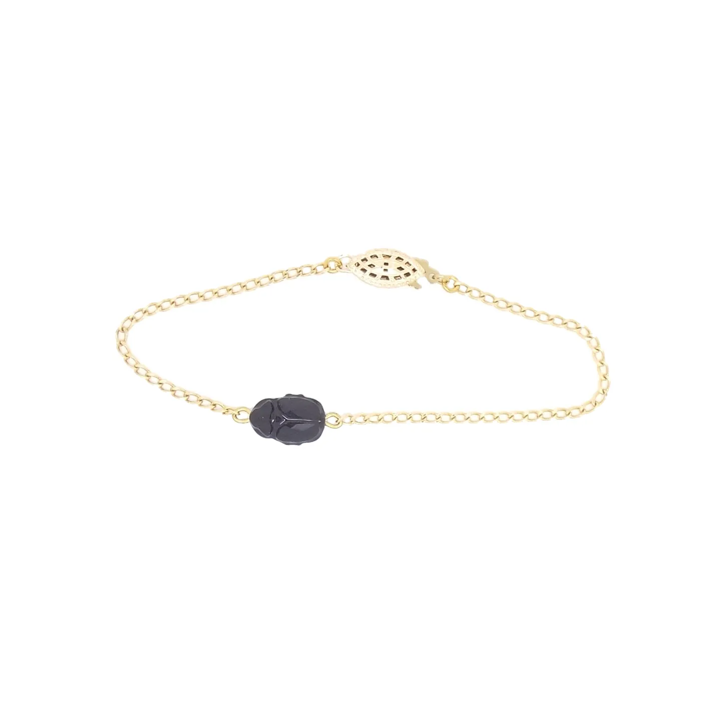 Noir Scarab Bracelet