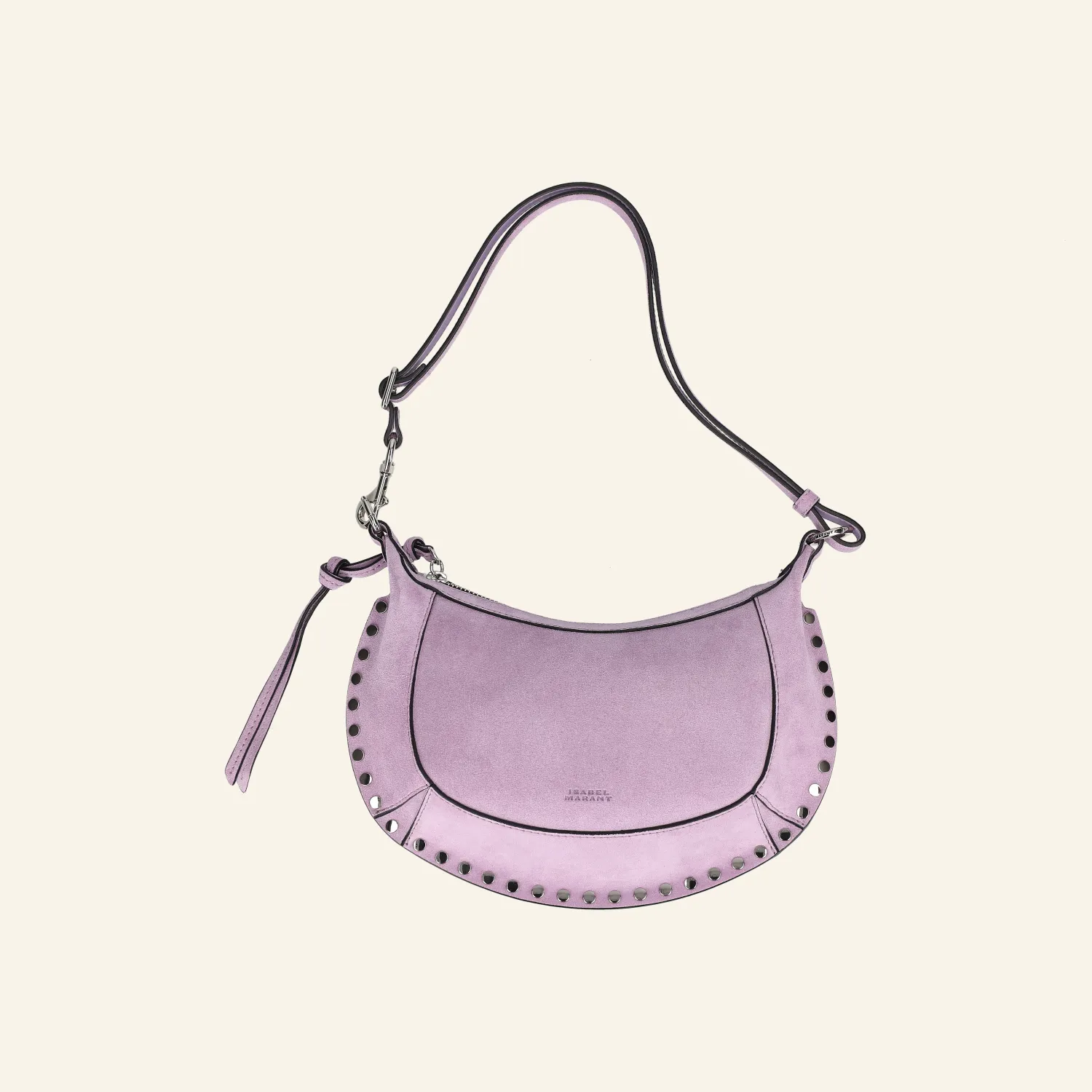 OSKAN MOON BAG | Suede Lilac