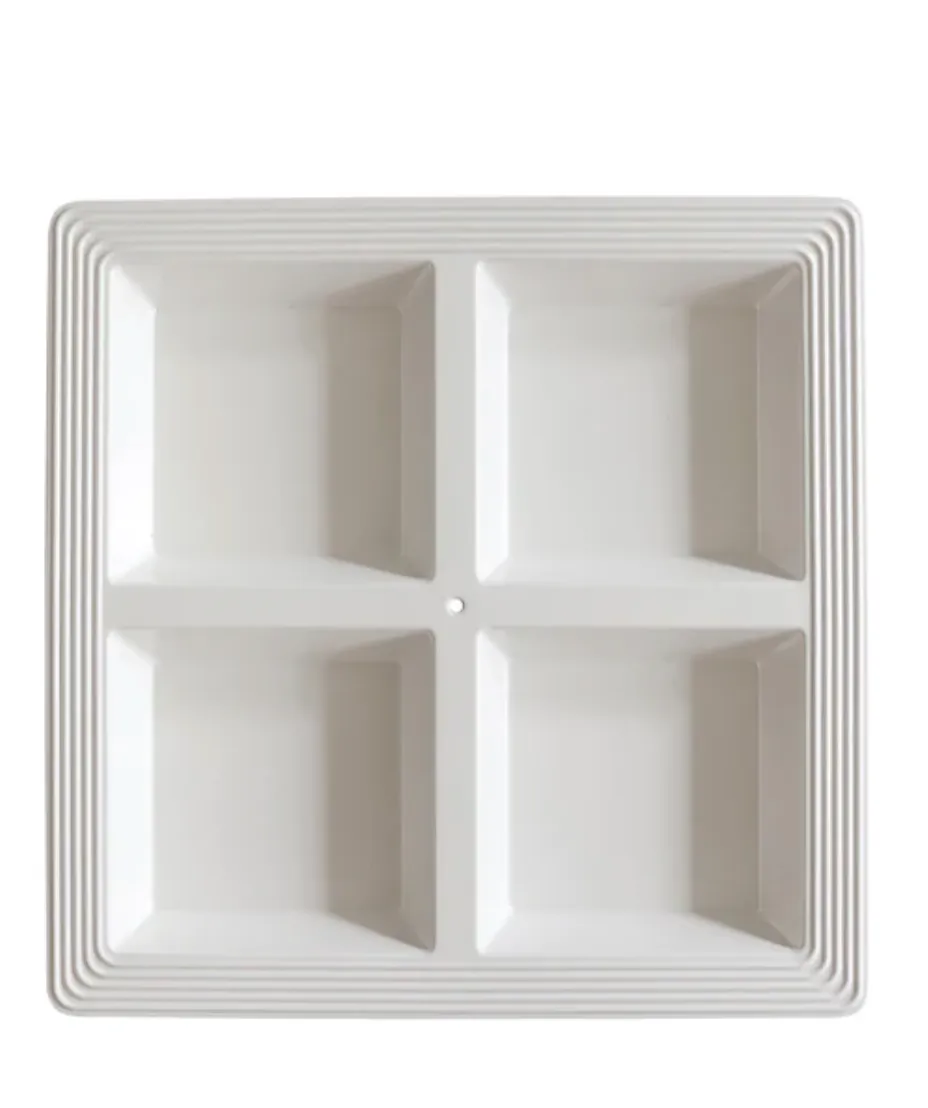 Pinstripes Square Melamine Sectional Server