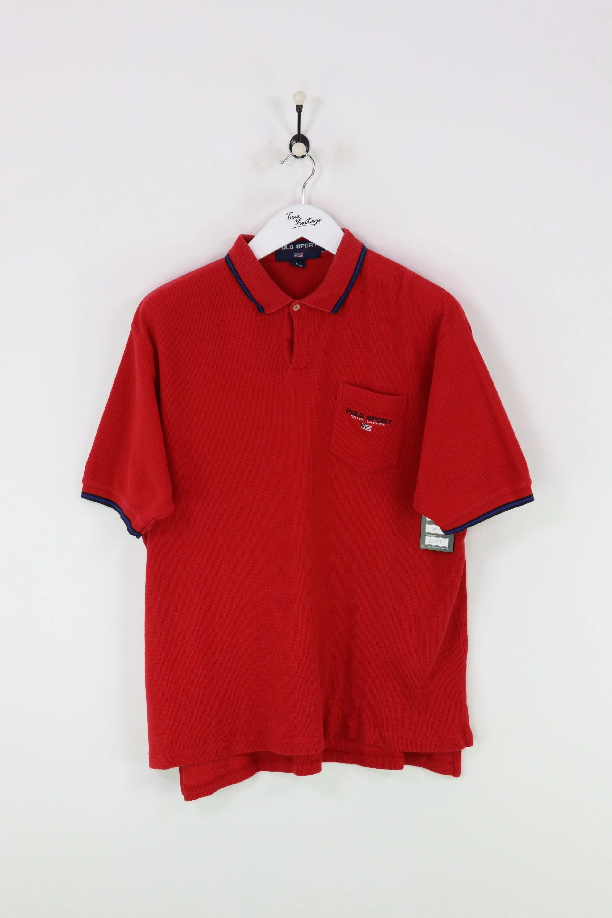 Polo Sport Polo Shirt Red XL