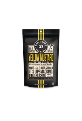 Pop Daddy Pretzel Sticks- Yellow Mustard