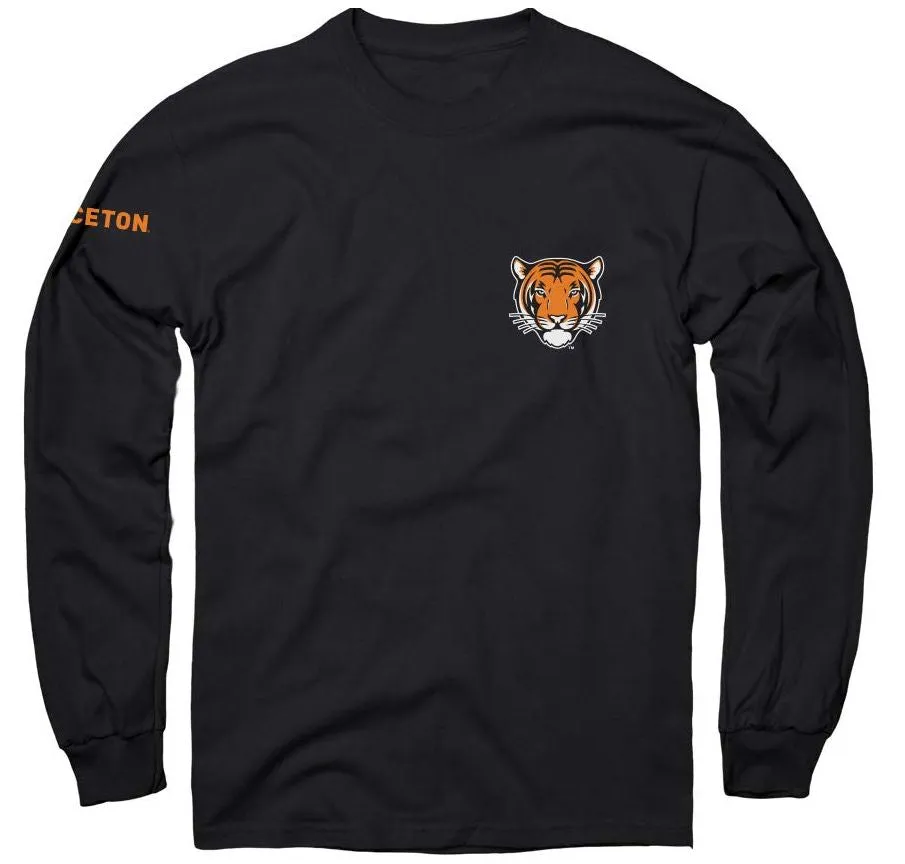 Princeton Mascot Long Sleeve T-Shirt (Black)