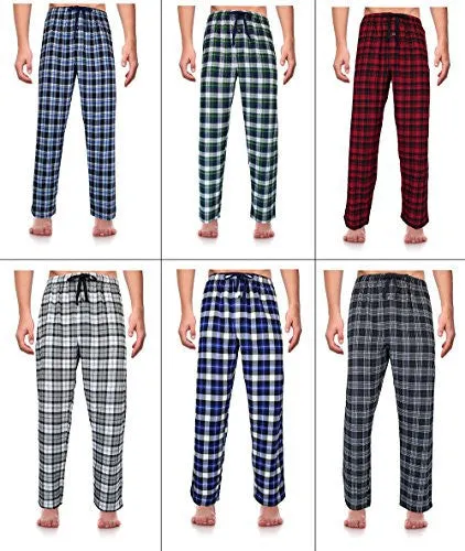 RK CLASSICAL SLEEPWEAR MEN’S 100% COTTON FLANNEL PAJAMA PANTS, SIZE XX-LARGE