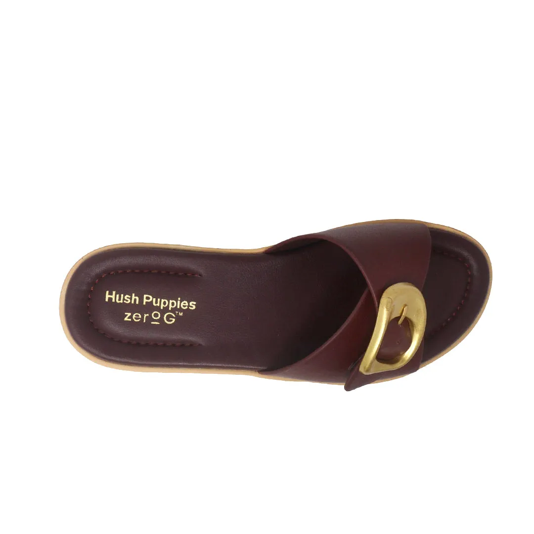 Sandalias Raiven burgundy para mujer