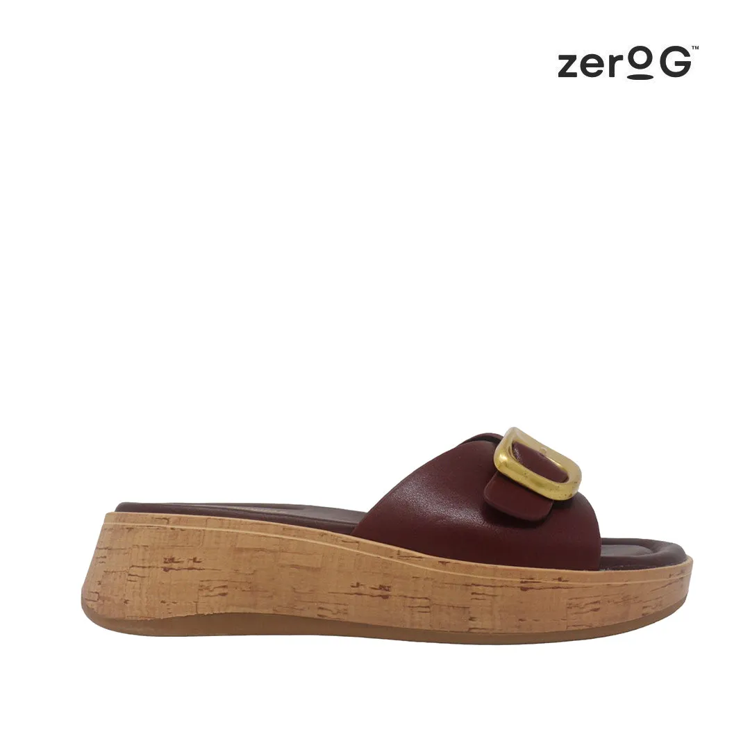 Sandalias Raiven burgundy para mujer