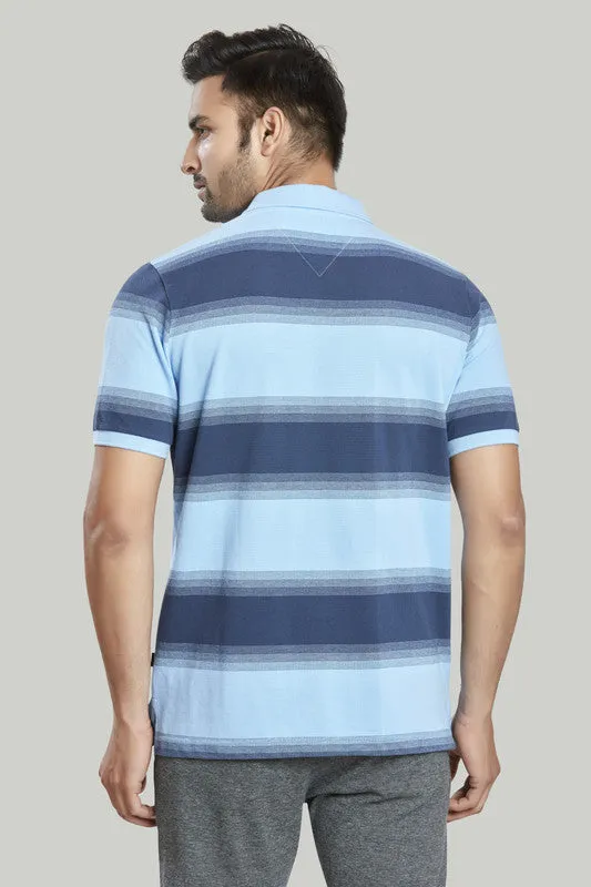 Stripe Pique Polo