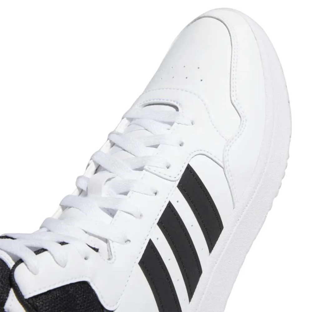 Tenis Adidas Hombre Hoops 3 Mid Gw3019 Blanco