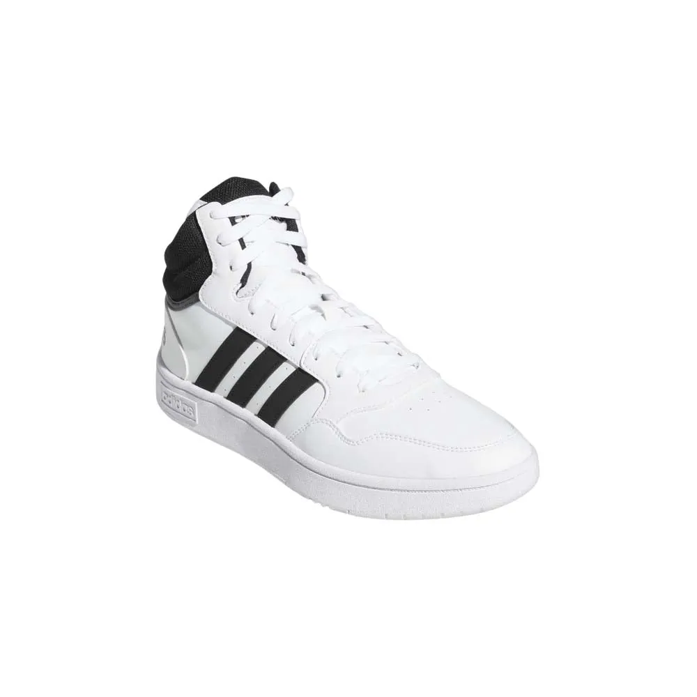 Tenis Adidas Hombre Hoops 3 Mid Gw3019 Blanco