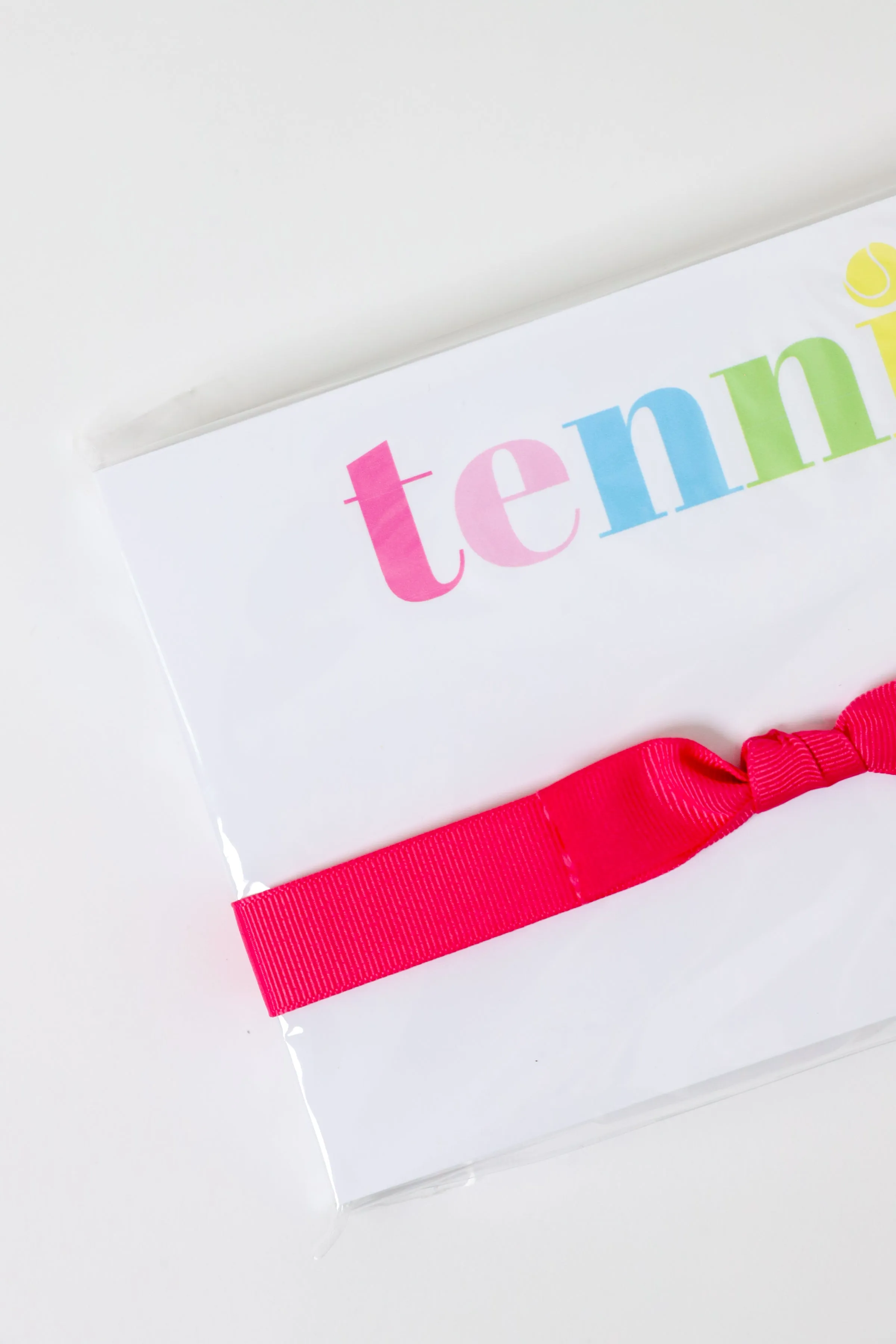 Tennis Bold Notepad