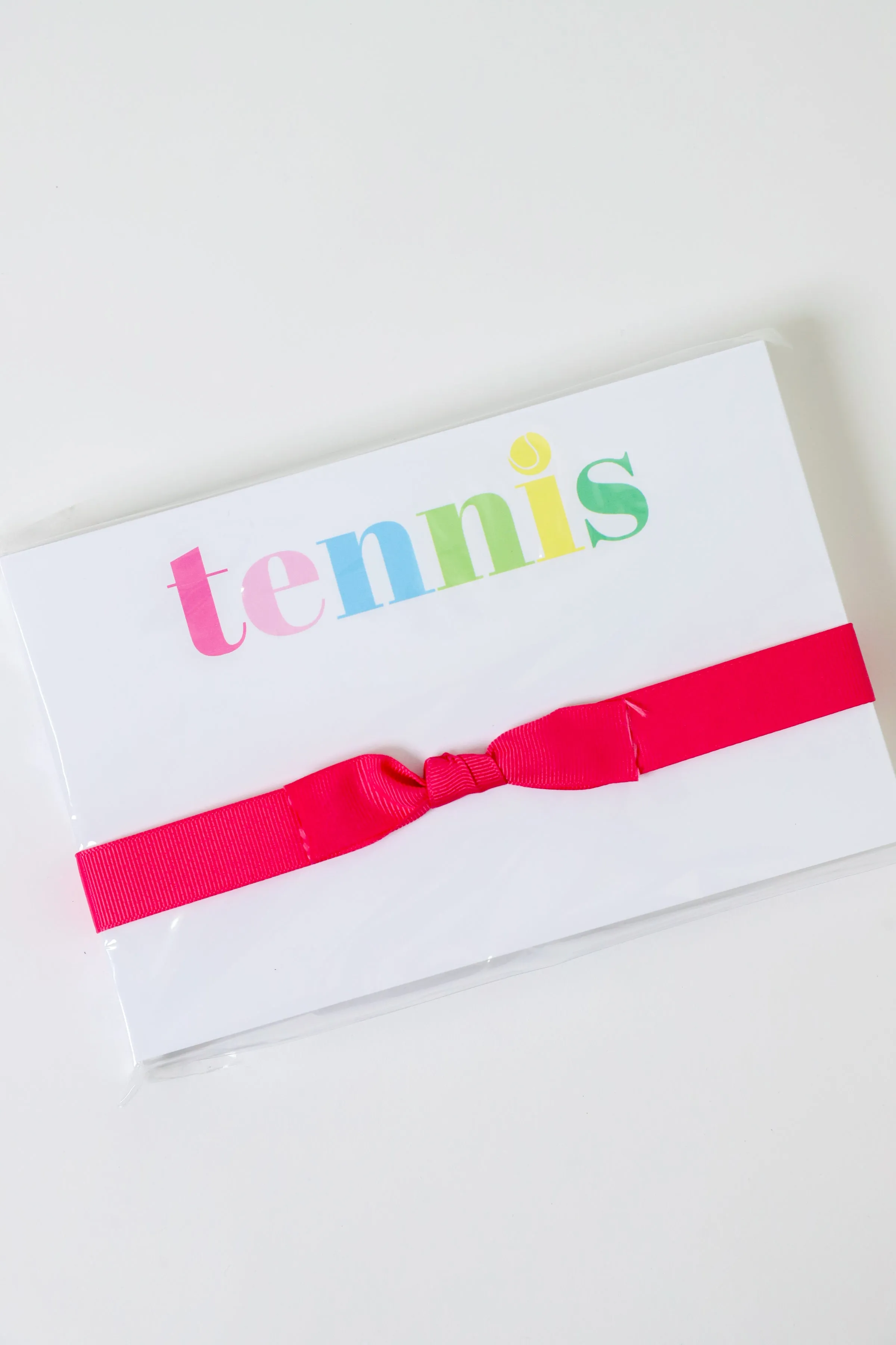 Tennis Bold Notepad