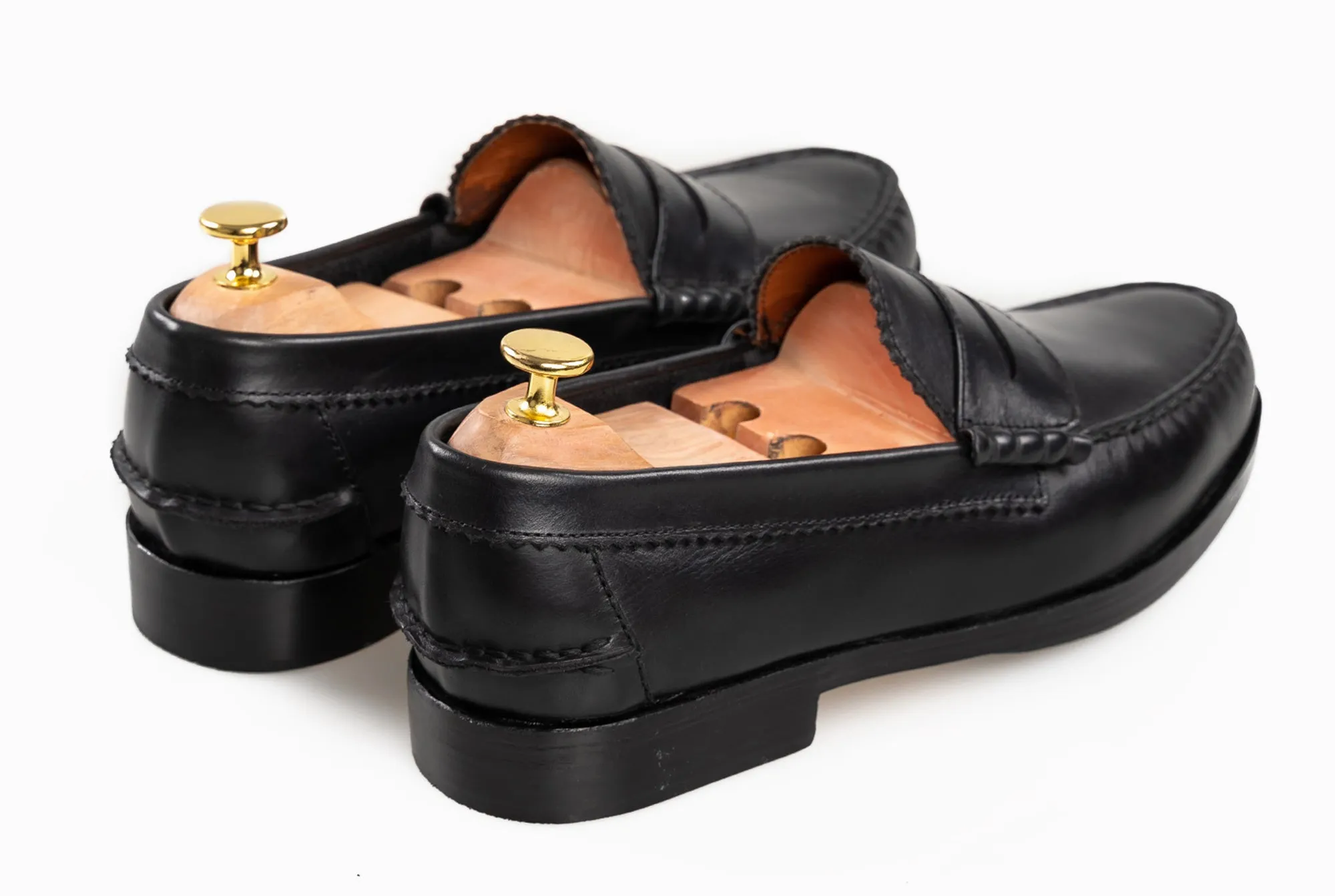 The Grand Penny Loafers - Black Noir