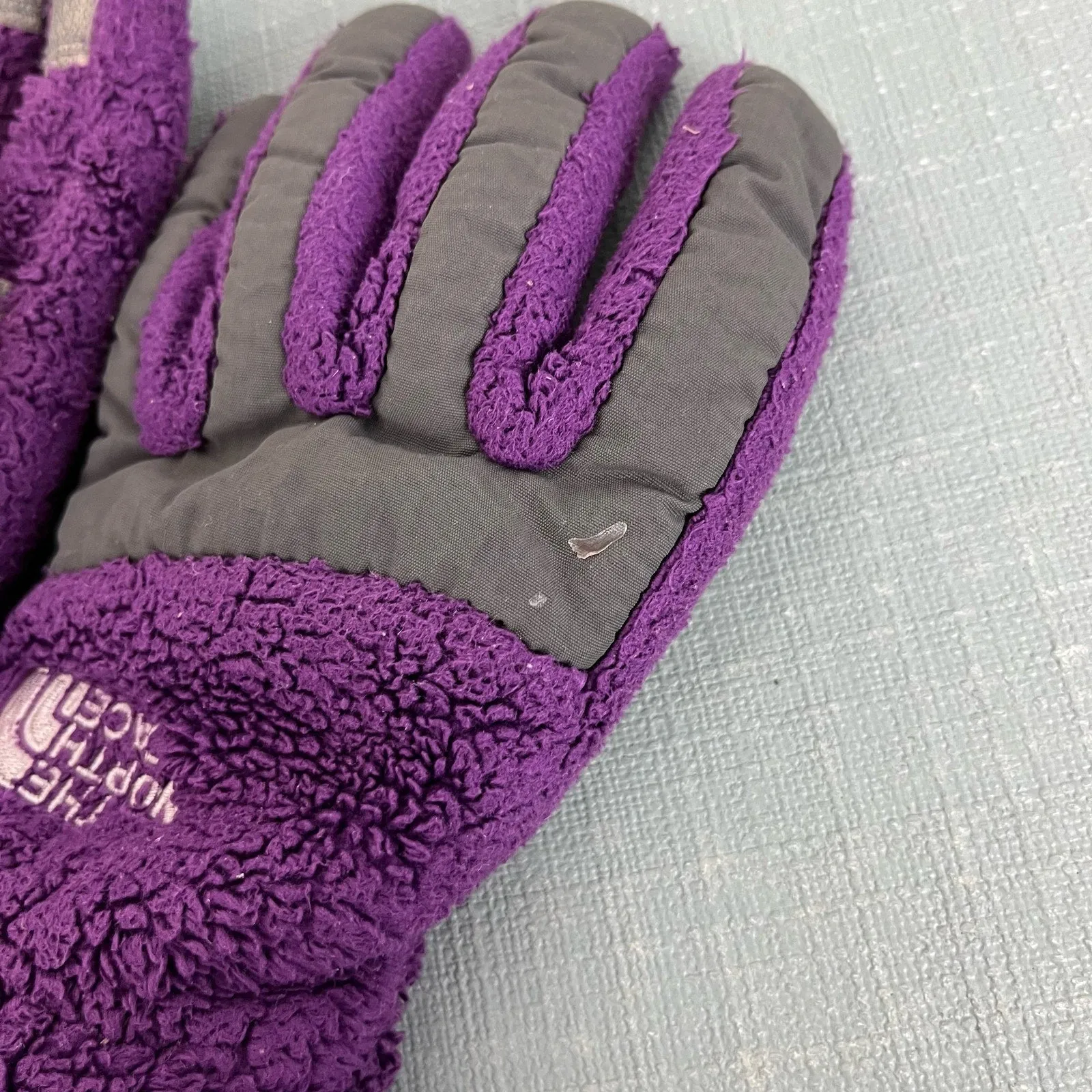 The North Face Purple Fleece Gloves