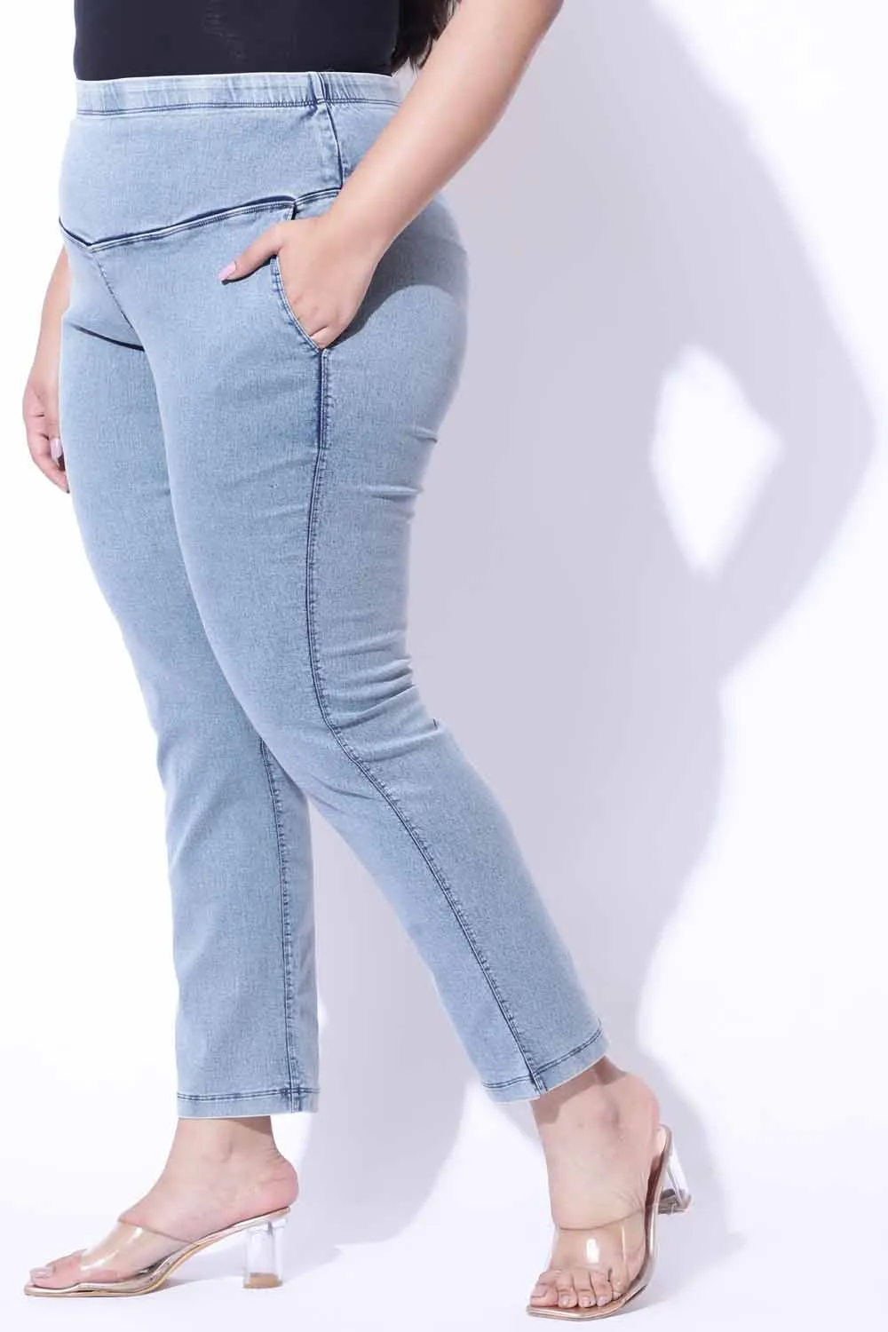 Tortoise Blue Straight Fit Jeans