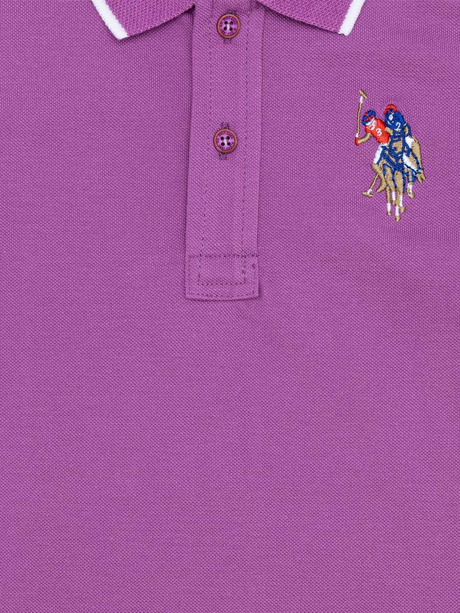 USPA Boys Polo Violet VR037 USPOK033