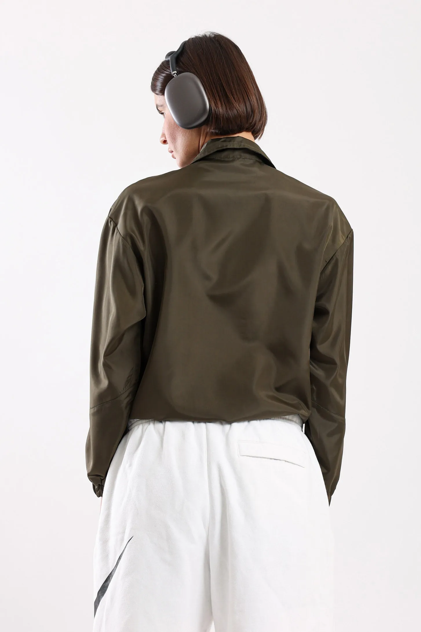 WINDBREAKER PARKA SWEATSHIRT - KHAKI