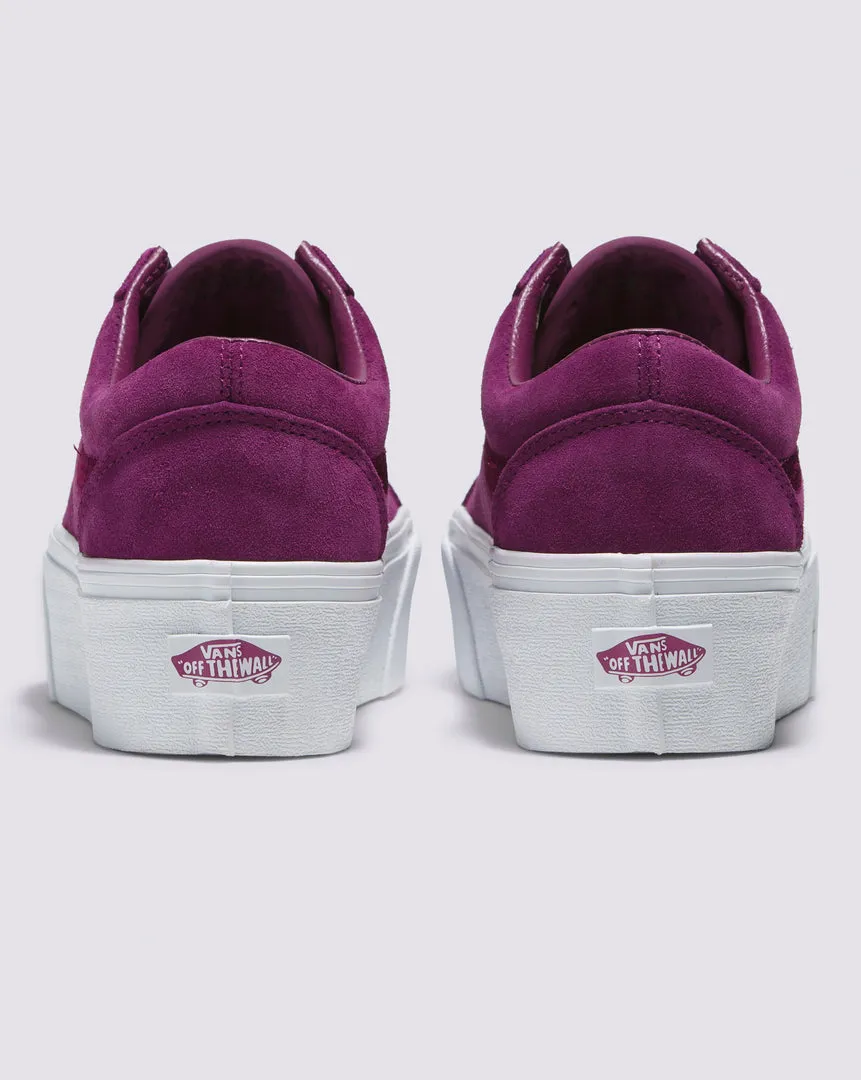 Zapatilla Old Skool Stackform Mono Embroidery Dark Purple