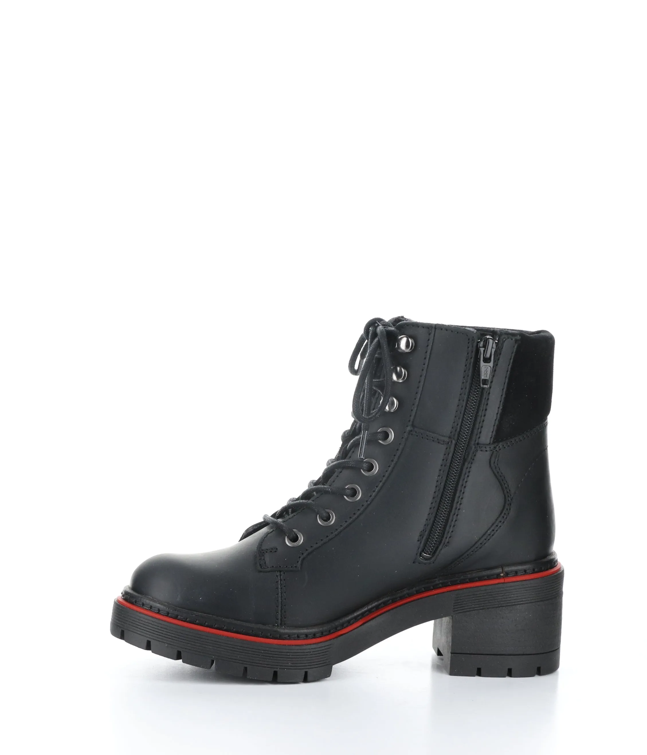 ZOA BLACK Round Toe Boots