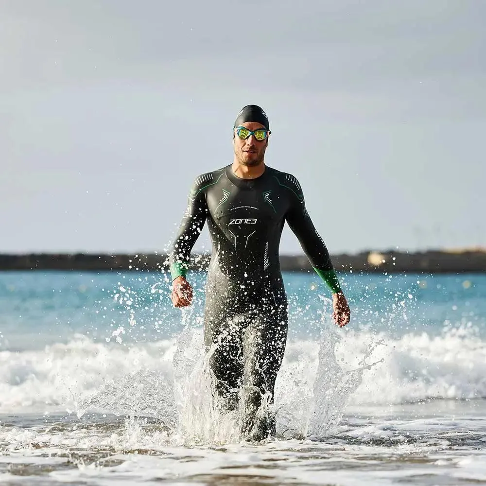 Zone3 | Vision Terraprene® Wetsuit | Heren | Black / Green